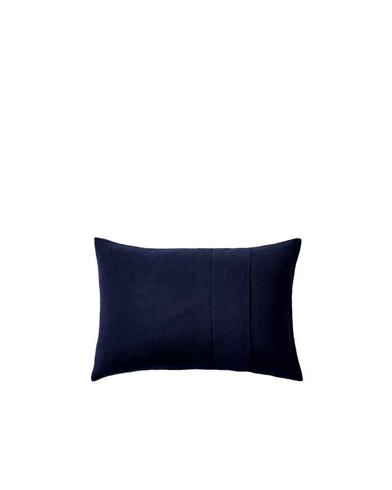 Layer - Dark blue decorative pillow - Rectangular